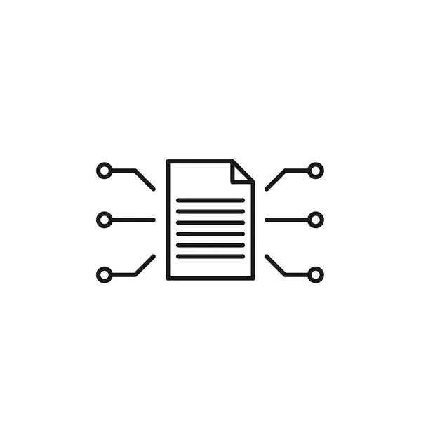 Протокол Glyph Значок Простая Иллюстрация Знака Дизайн Символа Протокола Использоваться — стоковый вектор