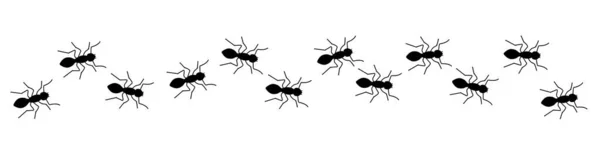 Insekter Insekter Myror Emmet Pismire Banner Vektor Ikon Ikoner Underteckna — Stock vektor