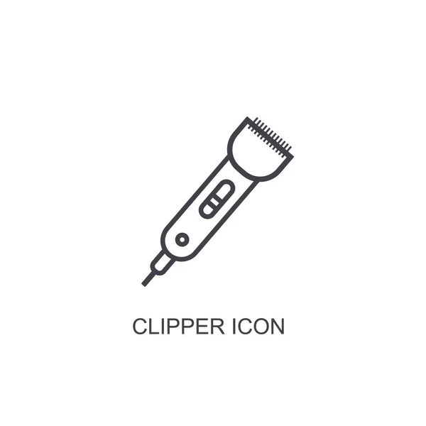 Hair Clipper Icon Vector Trendy Flat Hair Clipper Icon — Stock Vector