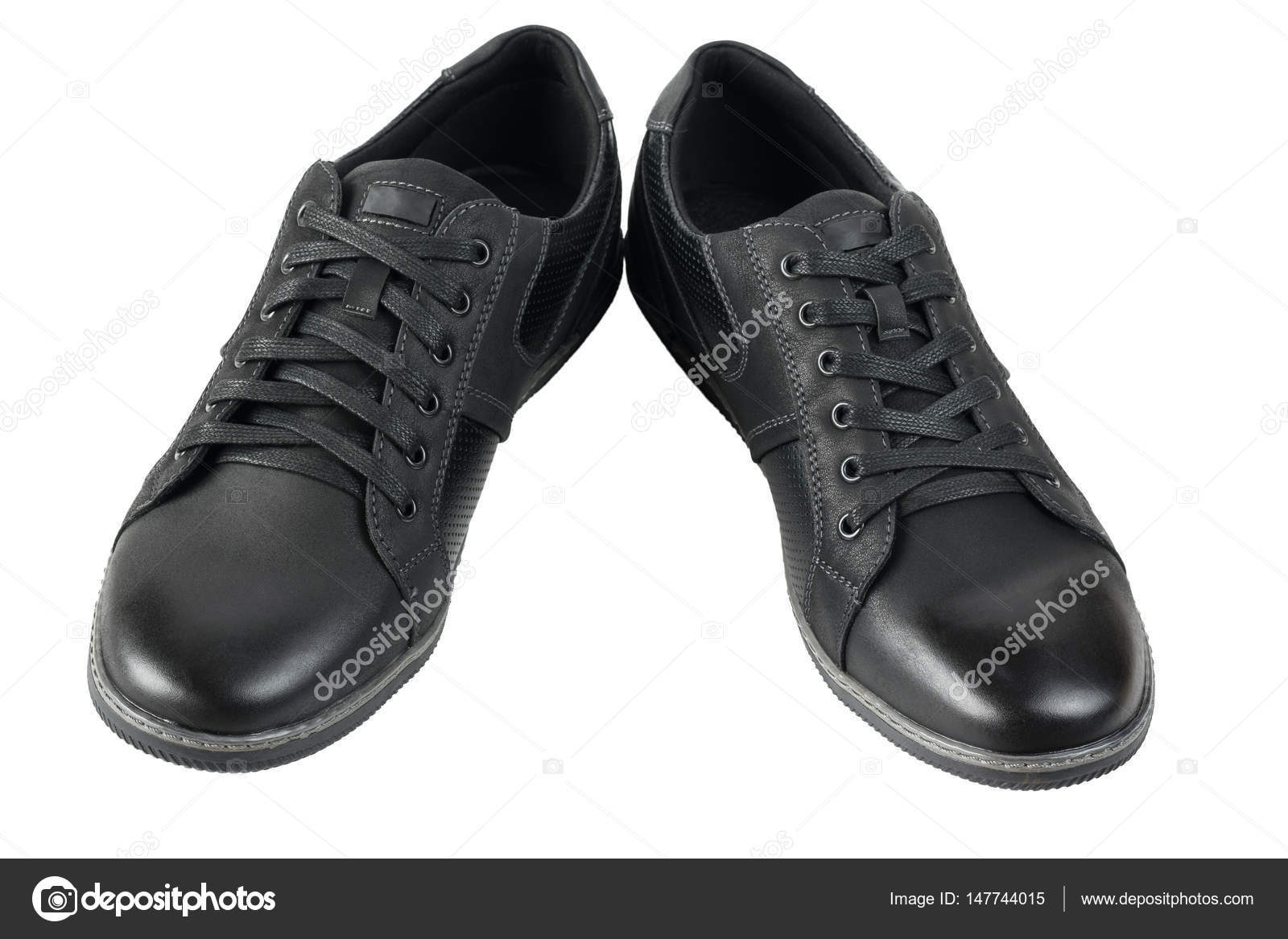 Herren Weißem Schuhe Schwarze Isoliert Sportliche Auf 43Rj5AL