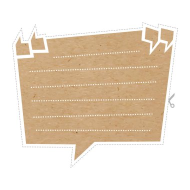 Kabarcık karton üzerine alıntı