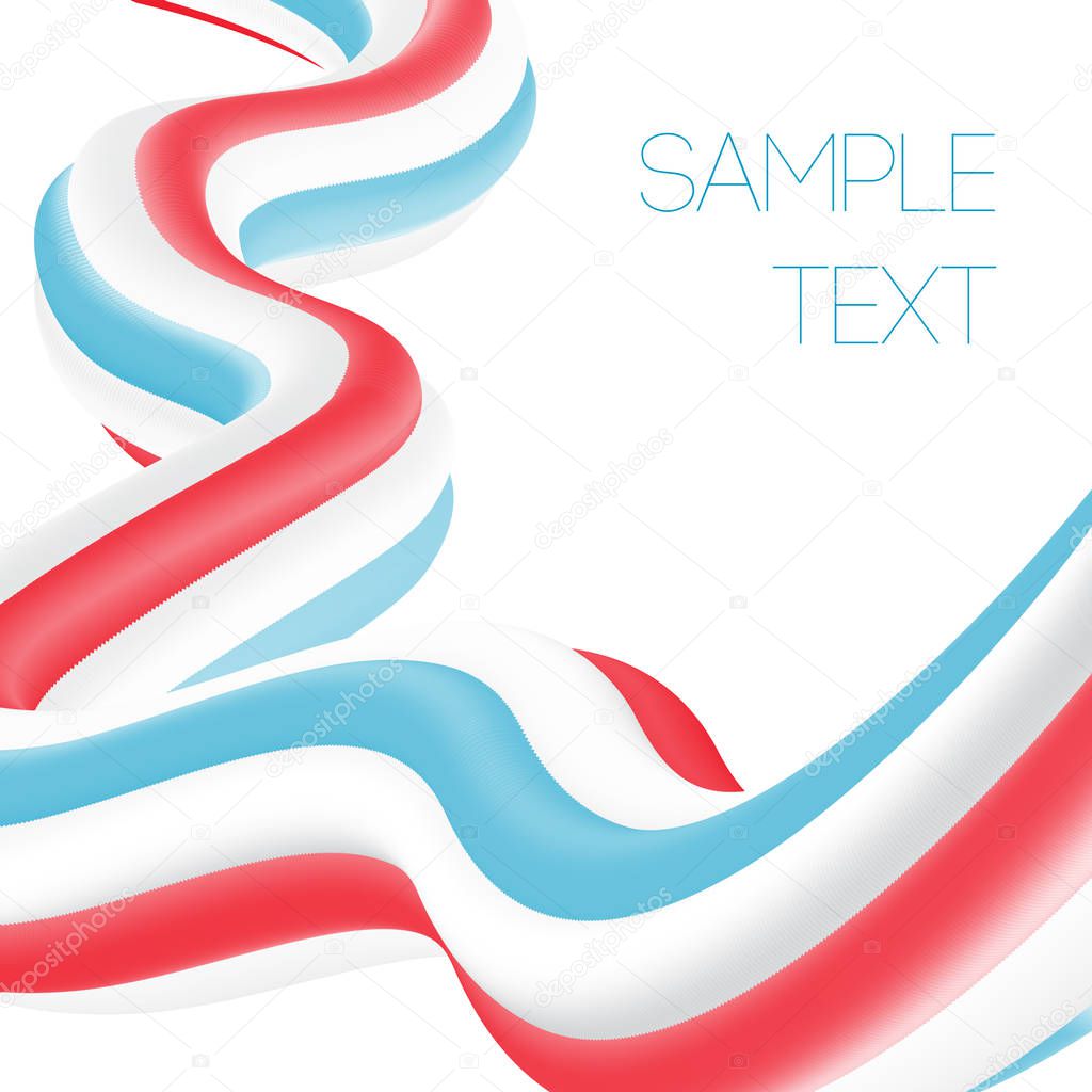 Multicolored squeezed toothpaste background