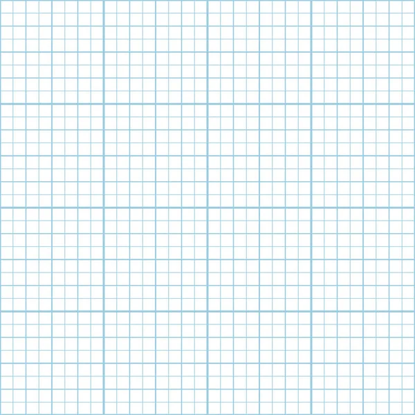 Sømløst vektorblått grafpapir – stockvektor