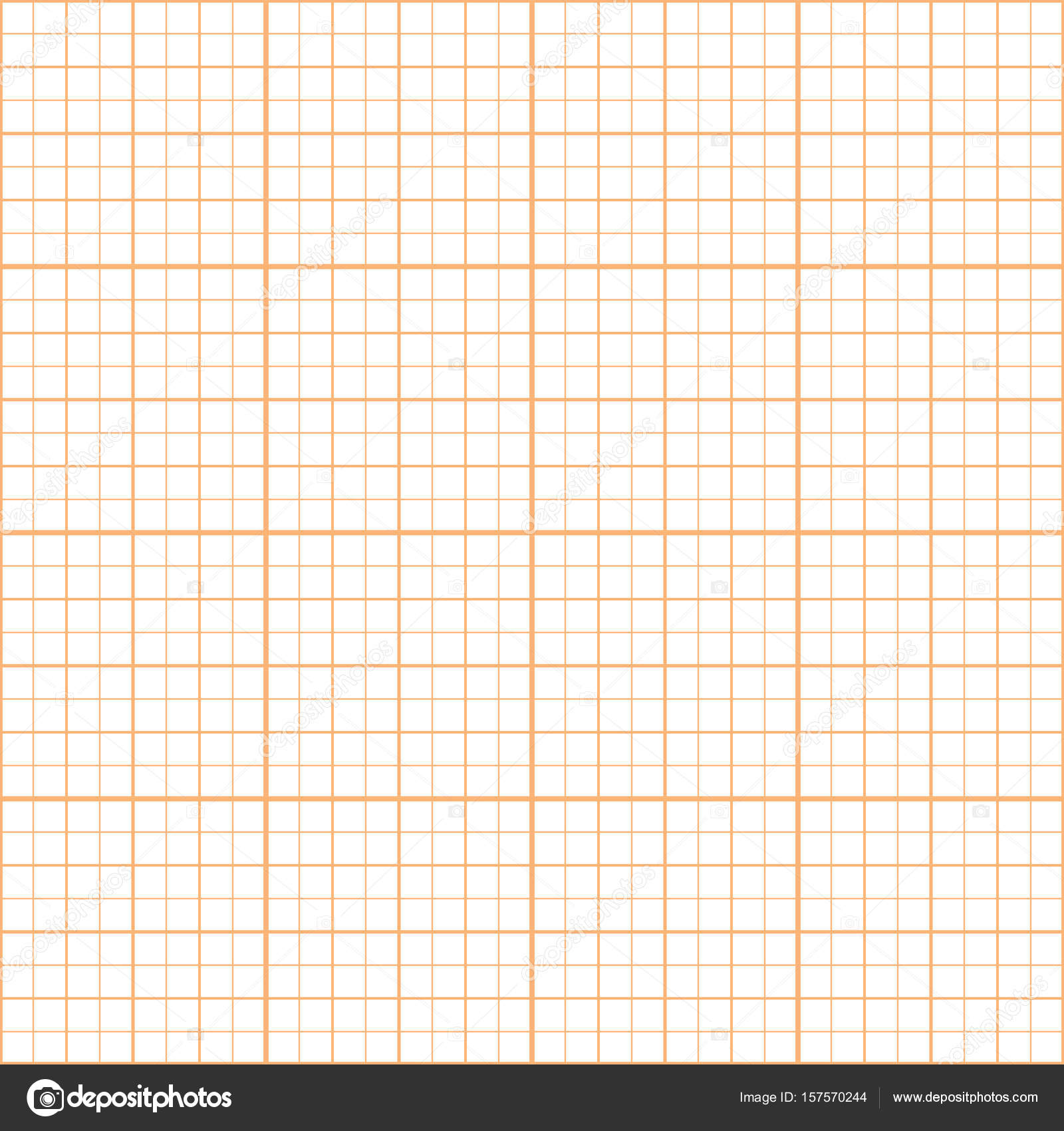 depositphotos_157570244 stock illustration vector orange inch graph paper