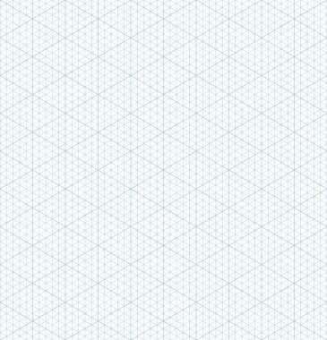 İzometrik kılavuz grafik kağıdı seamless modeli