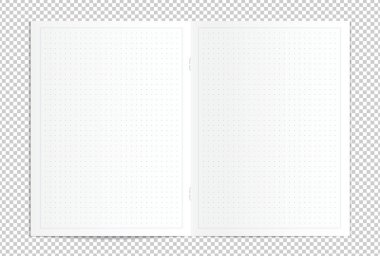 Gerçekçi boş noktalı kopya kitap yaymak