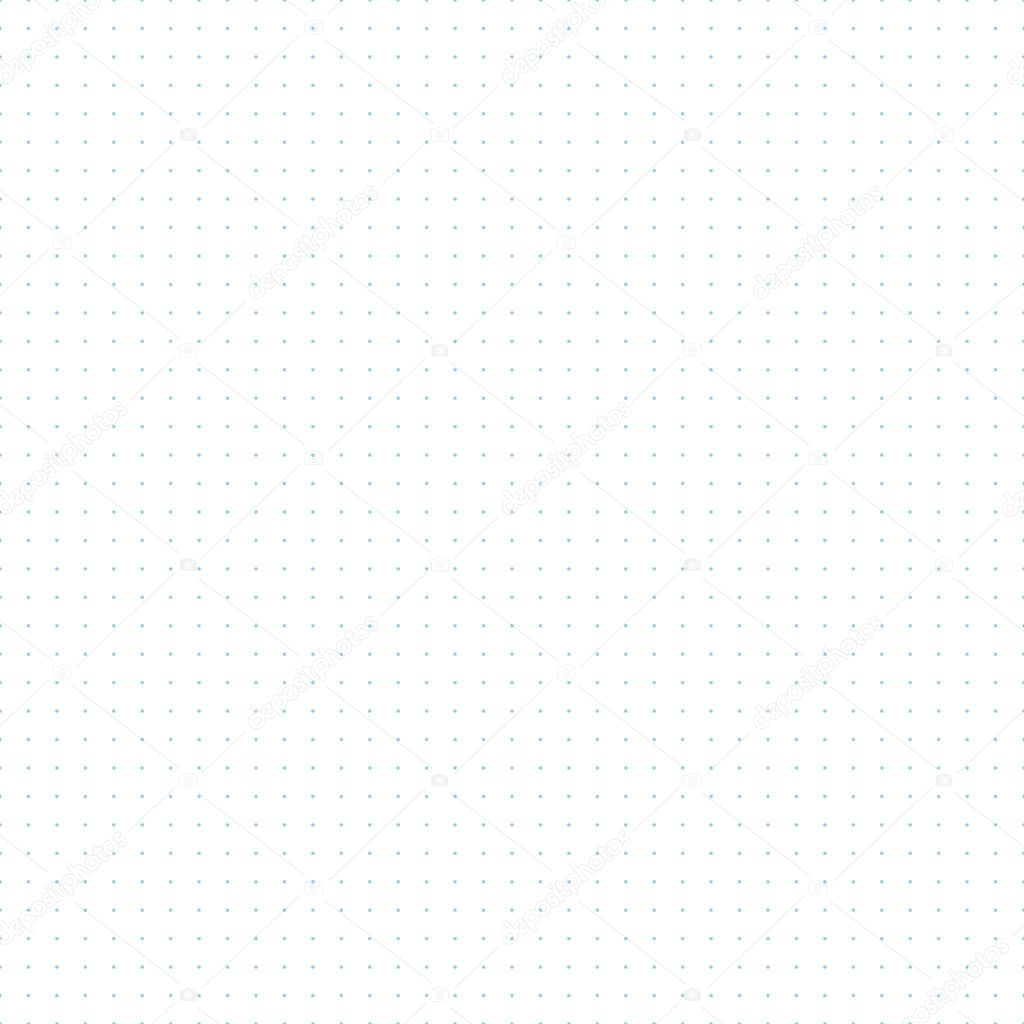 Dotted grid graph paper seamless pattern