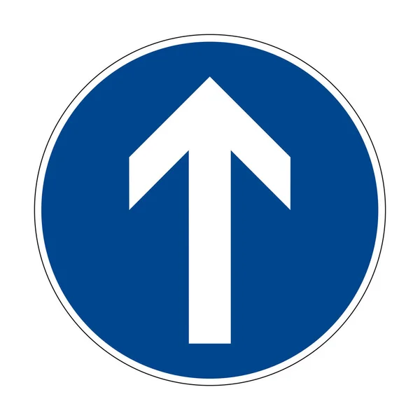 - İşte burada. Çökme. Almanya 'nın yol işareti. Avrupa. Vektör grafikleri.