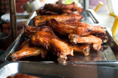 Izgara tavuk sokak gıda durak