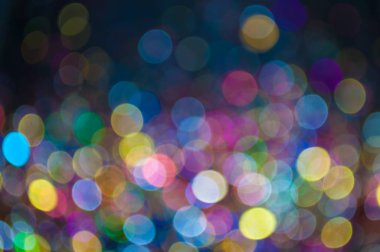 dağınık çok renkli pırıltılı bokeh arka plan