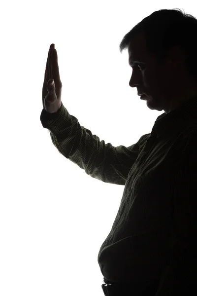 Retrato de un joven, vista lateral —  Fotos de Stock