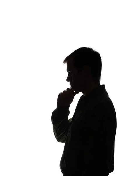 Retrato de un joven, vista lateral — Foto de Stock