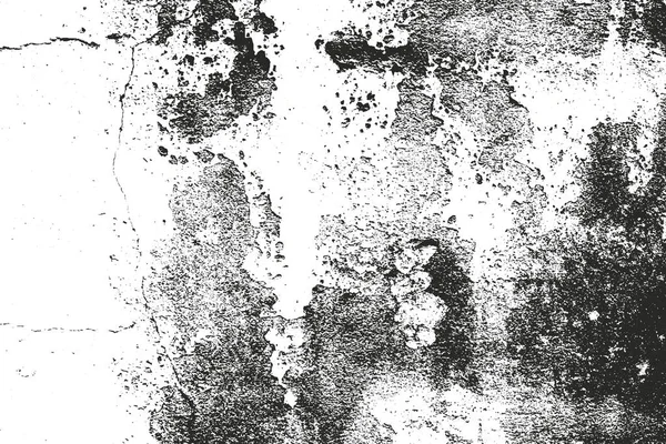 塵金属、皮をむいたひび割れの苦しめられたオーバーレイ テクスチャ — ストックベクタ