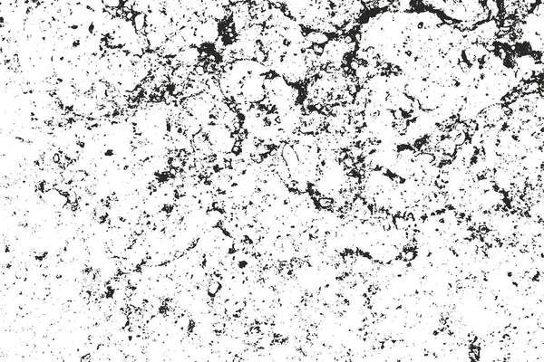 Zoufalý překrytí textury prachu kovu, popraskané loupaných beton — Stockový vektor