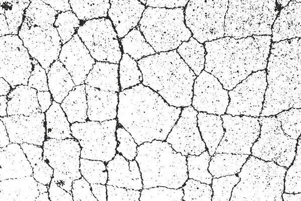금이 간 콘크리트의 손상 된 겹겹 질감 — 스톡 벡터