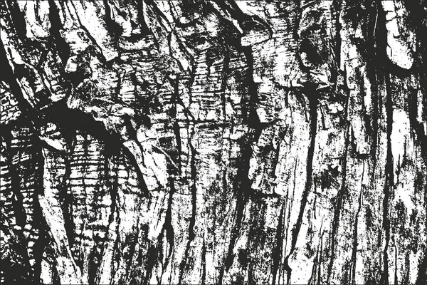 Superposición angustiada textura de corteza de madera — Vector de stock