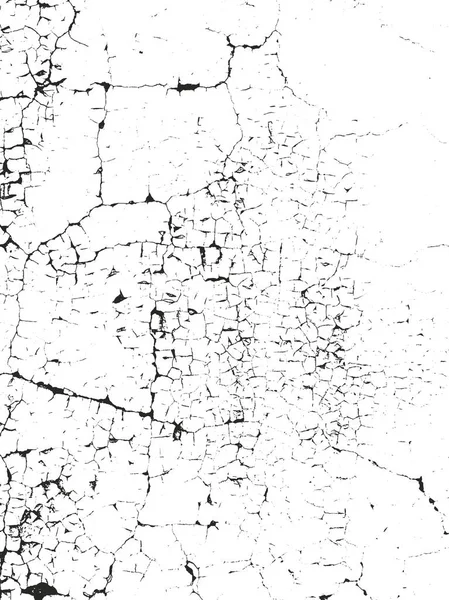Textura superpuesta angustiada de hormigón agrietado — Archivo Imágenes Vectoriales