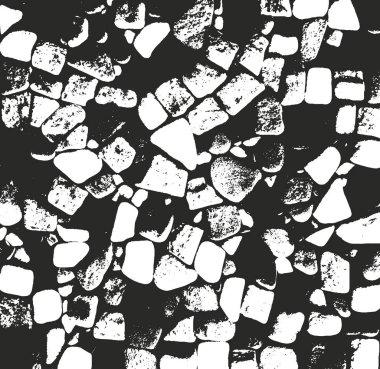 Sıkıntılı bindirme doku eski tuğla