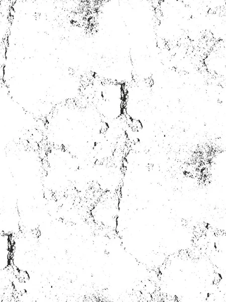 Distressed Overlay Textur von rissigem Beton — Stockvektor