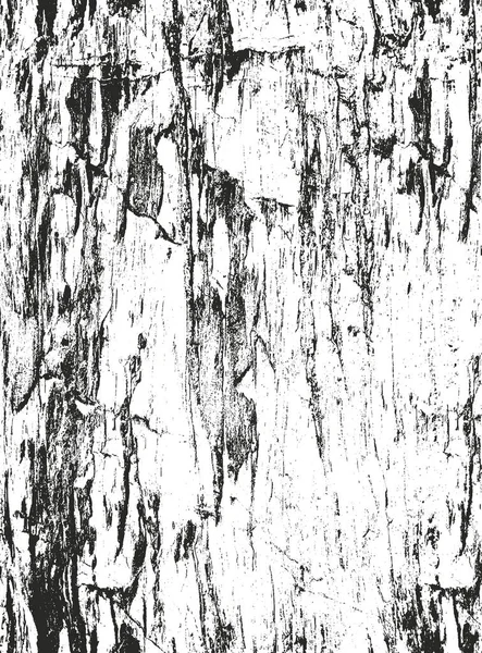 Distressed overlay wooden bark texture — Stock Vector