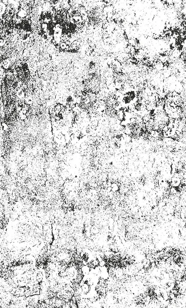 Texture de recouvrement perturbée du béton fissuré — Image vectorielle