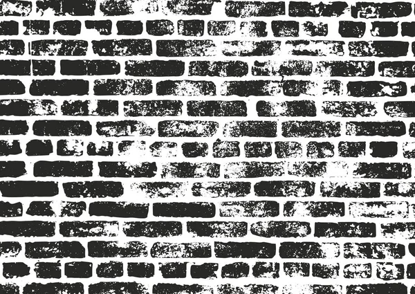 Textura de sobreposição angustiada de tijolos antigos — Vetor de Stock