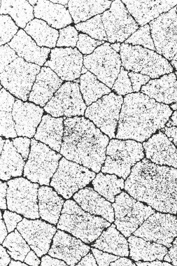 Çatlak betonun sıkıntılı örtülü dokusu