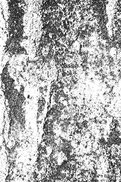 Texture de recouvrement perturbée du béton fissuré — Image vectorielle