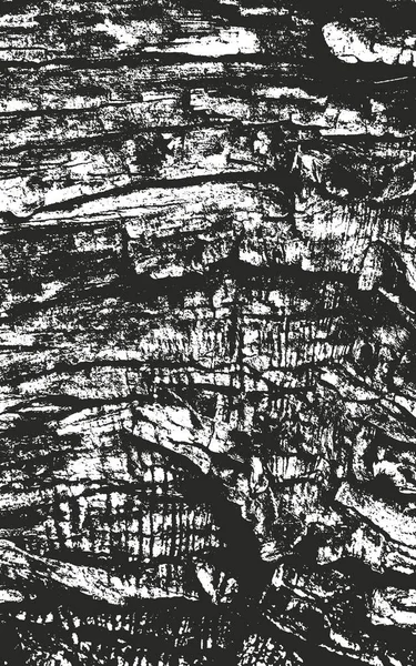 Texture en bois d'écorce de superposition perturbée — Image vectorielle