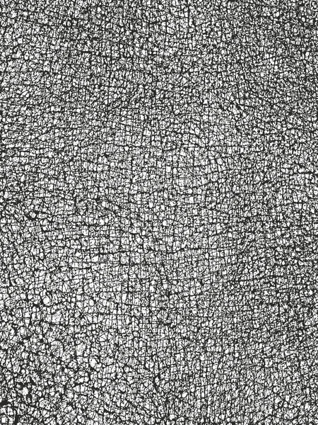 Texture de recouvrement perturbée du béton fissuré — Image vectorielle