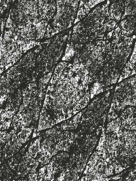 Texture de recouvrement perturbée du béton fissuré — Image vectorielle