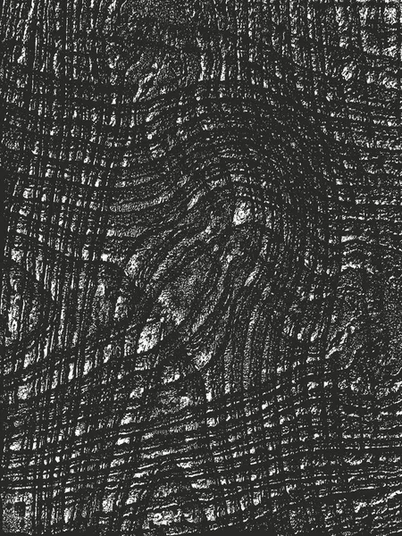 Distressed overlay wooden bark texture — Stock Vector