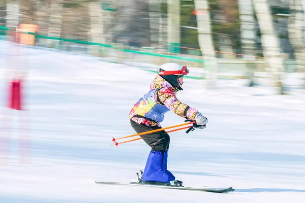 Irkutsk, Rusia - 12 de febrero de 2017: Slalom competition snowboar —  Fotos de Stock