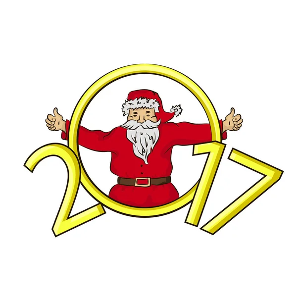 Noel Baba Noel 2017 vektör