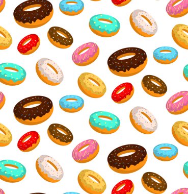 Çörek sorunsuz plan vektör