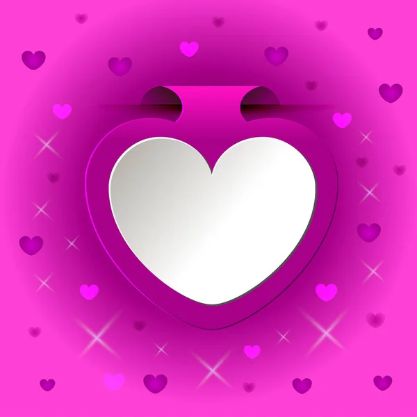 Etiket aşk kalp vektör