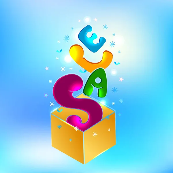 Kutu kış satış vektör