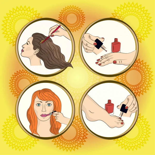 Güzellik Salonu vektör