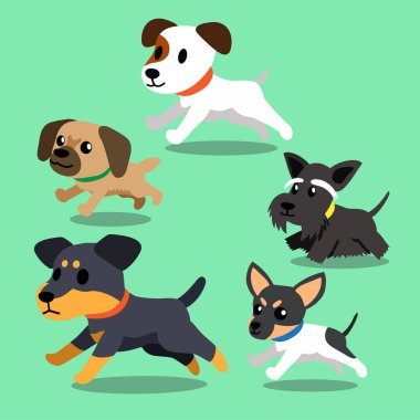 Çizgi film köpekler çalışan