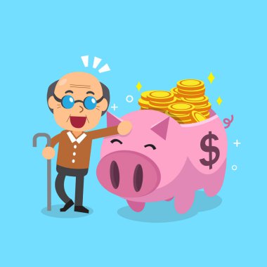 Çizgi film komuta sizde ve pembe kumbara