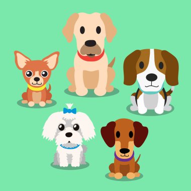 Çizgi film köpekler ayakta