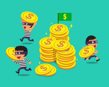 Büyük paralar hırsızlarla çizgi film