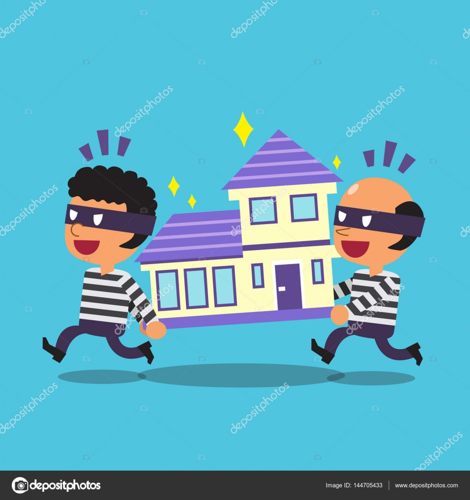 Ladri di cartoni animati rubare una