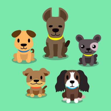 çizgi film köpekler seti