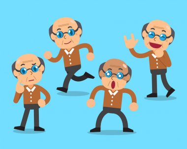 Çizgi film komuta sizde karakter pozlar