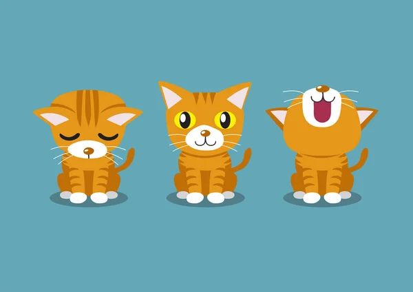 矢量卡通人物肥猫造型设计 — 图库矢量图片
