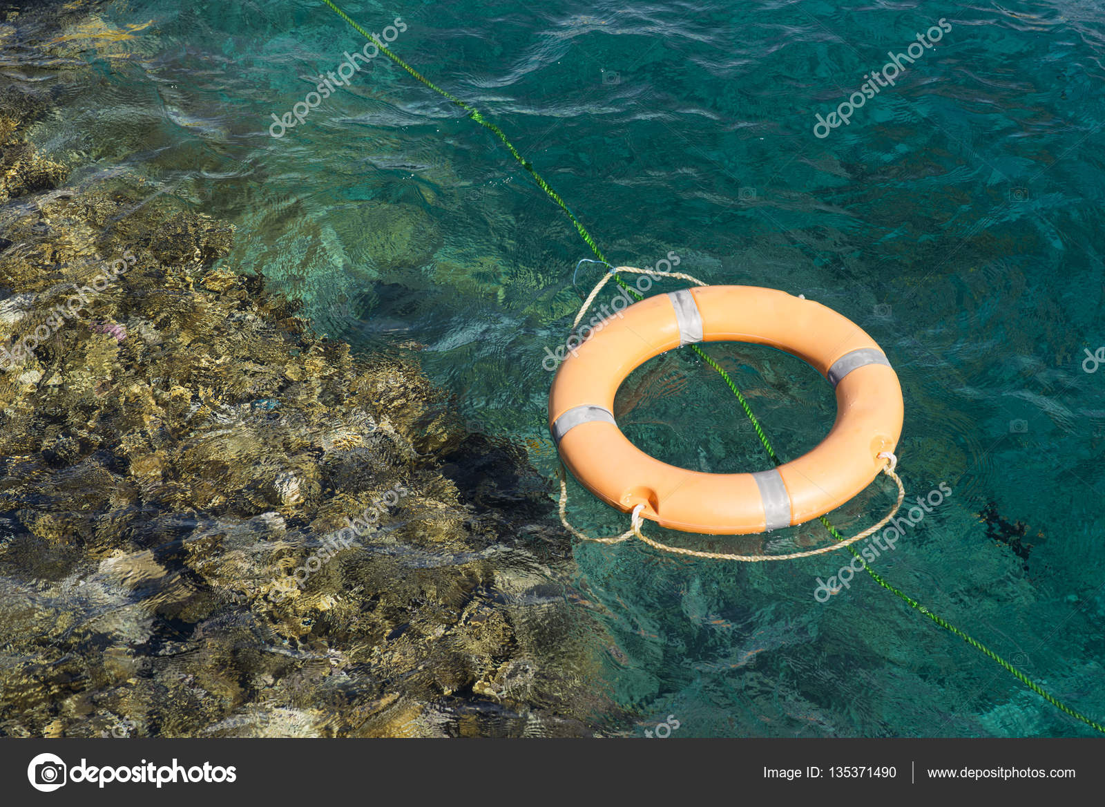 Lifeline in the red sea near coral reef Stock Photo by ©RoneDya 135371490
