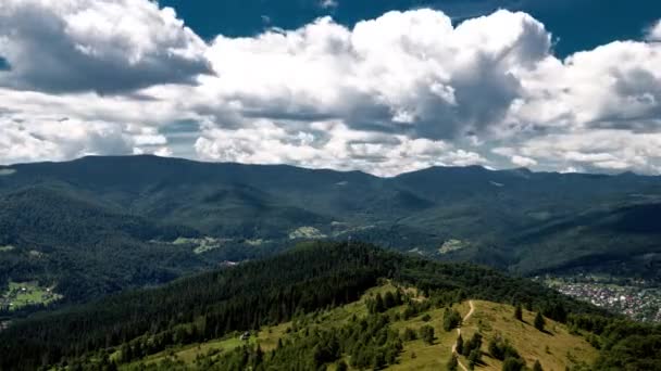 Paisaje de montaña timelapse en Cárpatos — Vídeos de Stock