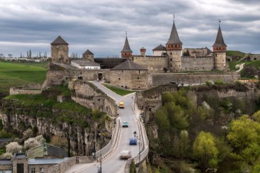 Ukrayna 'nın Kamyanet-Podilsky kentindeki Eski Kale