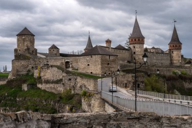 Ukrayna 'nın Kamyanet-Podilsky kentindeki Eski Kale